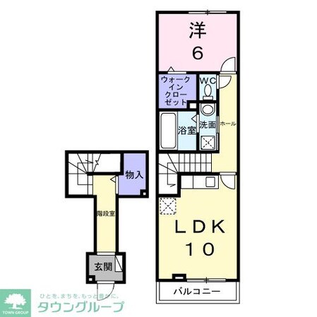 アクア Aの物件間取画像
